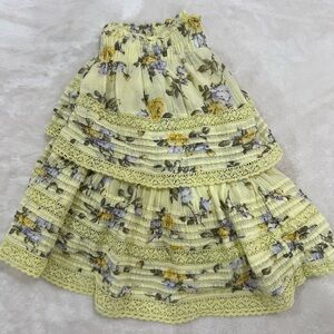 Aerie Floral Tiered Skirt